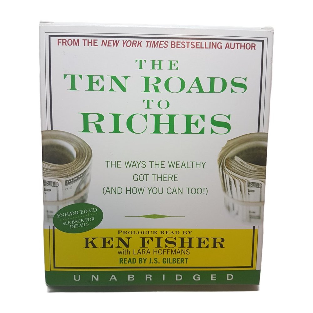 CD Audio Book Ten Roads to Riches by Ken Fisher Ways the Wealthy Got There